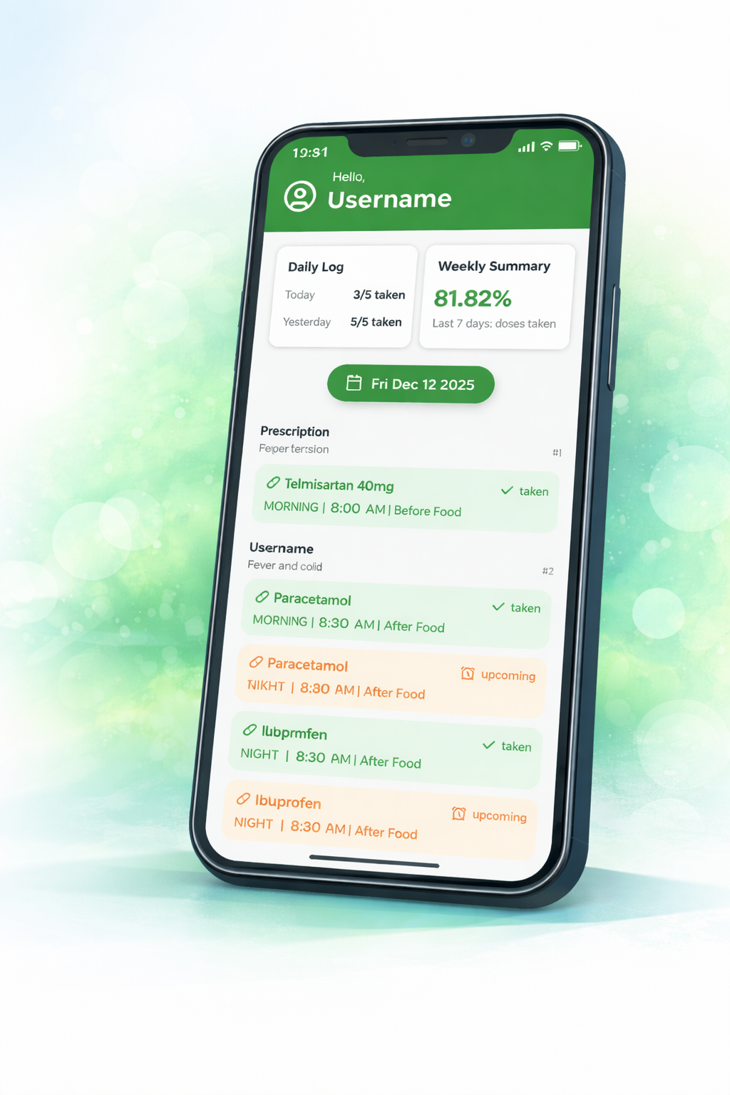 RxHabit Android App Preview
